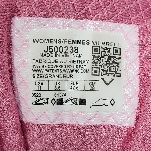 Merrell Sweaty Betty Moab Speed Gore-Tex Hiking Shoes Blue Smoke Womens Size 11 - Picture 3 of 11